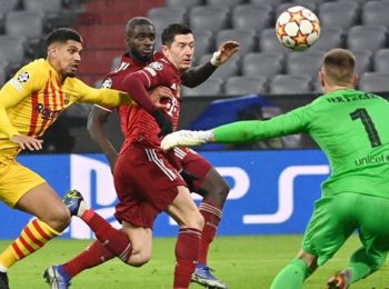 Bayern send Barcelona packing into Europa League after 3-0 victory