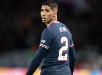 PSG now have another freekick taker in Hakimi