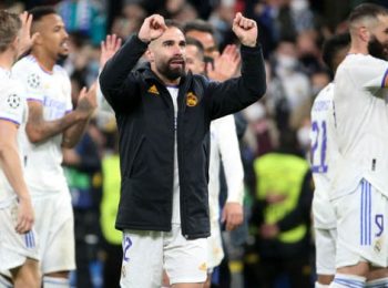 Karim Benzema’s hat-trick sends Real Madrid to UCL quarter-finals